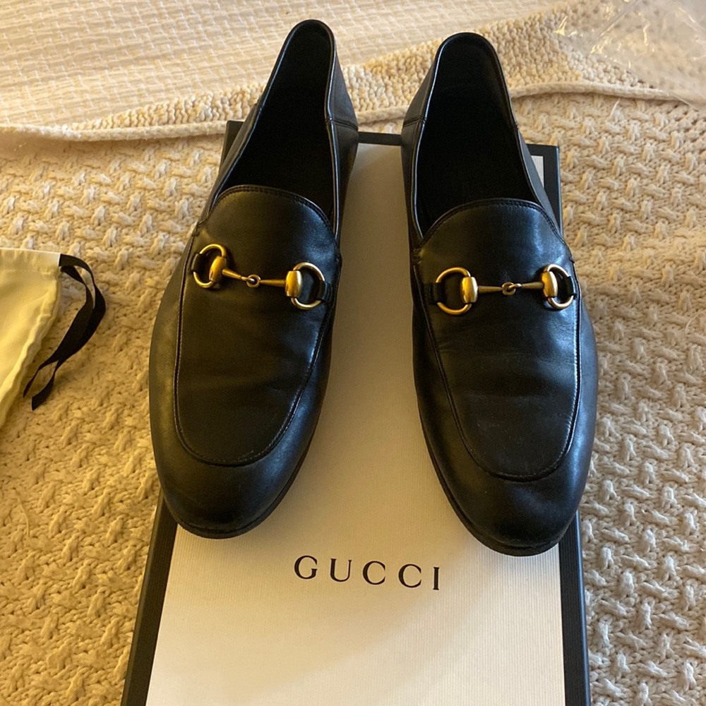 Gucci horesbit leather shoes